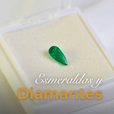 Esmeraldas y diamantes